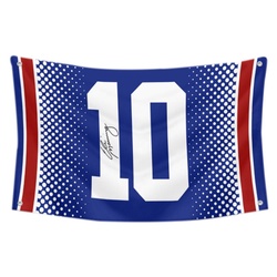 Eli Manning No.10 Flag Football Fans Banner