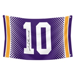 Fran Tarkenton No.10 Flag Football Fans Banner
