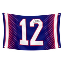 Jim Kelly No.12 Flag Football Fans Banner