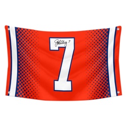John Elway No.7 Flag Football Fans Banner