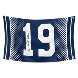 Johnny Unitas No.19 Flag Football Fans Banner