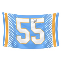 Junior Seau No.55 Flag Football Fans Banner