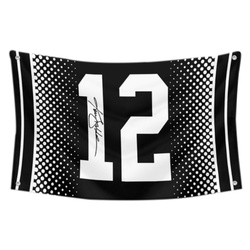 Ken Stabler No.12 Flag Football Fans Banner