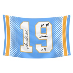 Lance Alworth No.19 Flag Football Fans Banner