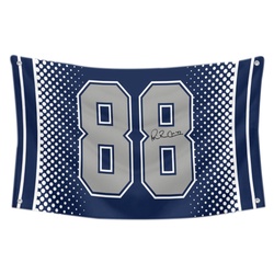 Michael Irvin No.88 Flag Football Fans Banner