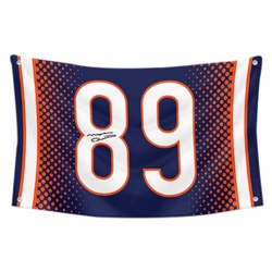 Mike Ditka No.89 Flag Football Fans Banner
