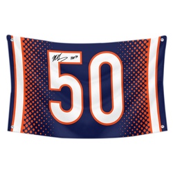 Mike Singletary No.50 Flag Football Fans Banner
