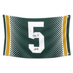Paul Hornung No.5 Flag Football Fans Banner