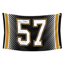 Rickey Jackson No.57 Flag Football Fans Banner