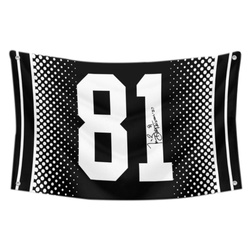 Tim Brown No.81 Flag Football Fans Banner