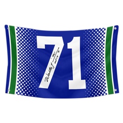 Walter Jones No.71 Flag Football Fans Banner