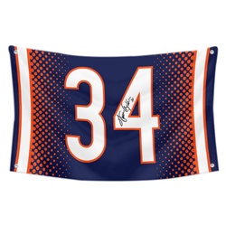 Walter Payton No.34 Flag Football Fans Banner