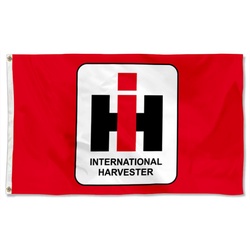 International Harvester Flag Banner Red