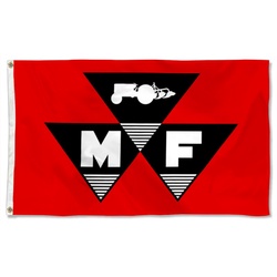 Massey Ferguson Flag Banner Red