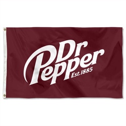Dr Pepper Vintage Bottle  Flag Banner