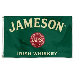 Jameson Irish Whiskey Flag Banner Green