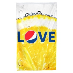 Love Drink Kole Pepsi Flag Banner