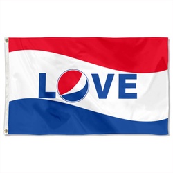 Love Pepsi Flag Banner