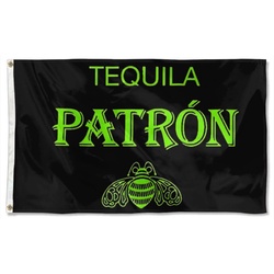 Patron Tequila Flag Banner Green