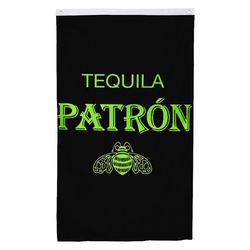 Patron Tequila Flag Banner Green Vertical