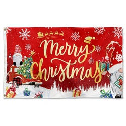 Merry Christmas Flag Banner 03
