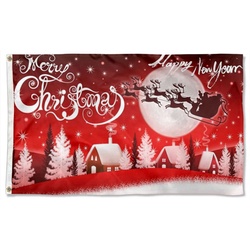 Merry Christmas Flag Banner 04