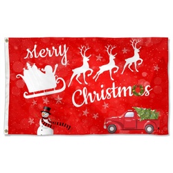 Merry Christmas Flag Banner 06
