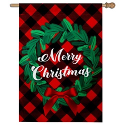 Merry Christmas Flag House Banner 06