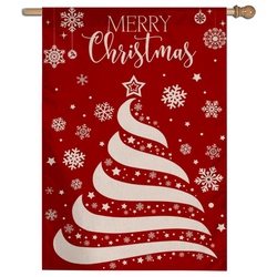 Merry Christmas Flag House Banner 07