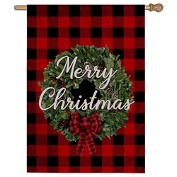 Merry Christmas Flag House Banner 08