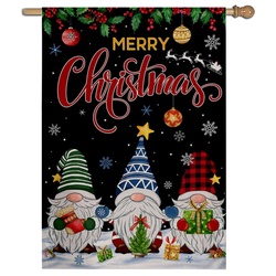 Merry Christmas Flag House Banner 09