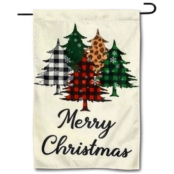 Merry Christmas Flag Garden Banner 04