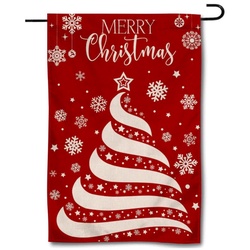 Merry Christmas Flag Garden Banner 07