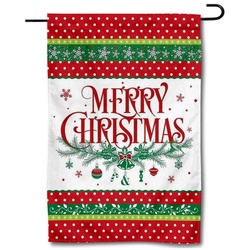 Merry Christmas Flag Garden Banner 10