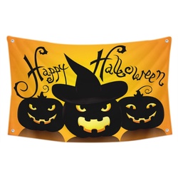 Happy Halloween Flag Banner 06