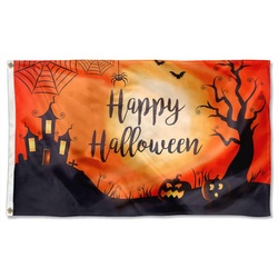 Happy Halloween Flag Banner 02