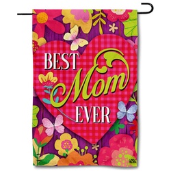 Best Mom Ever Garden Flag Banner
