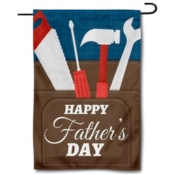Work of Happy Fathers Day Garden Flag Banner