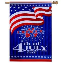 Independence Day House Flag Banner
