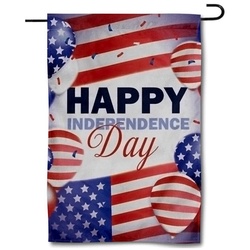 Happy Independence Day Garden Flag Banner
