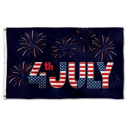 4th of July Independence Day Flag Banner