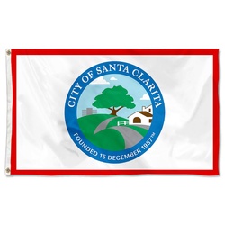 California City of Santa Clarita Flag Banner