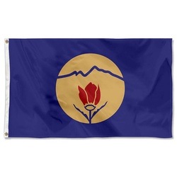 Kukes County, Albania Flag Banner