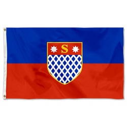 Shkoder County, Albania Flag Banner