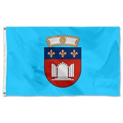 Tirana County, Albania Flag Banner