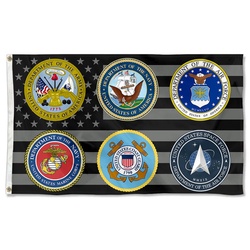 United States Military US Military Branch Appreciation Support Flag Banner