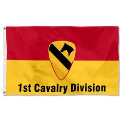 US Army 1st Cavalry Division Flag Banner