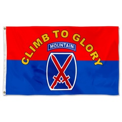 US Army 10th mountain division Flag Banner