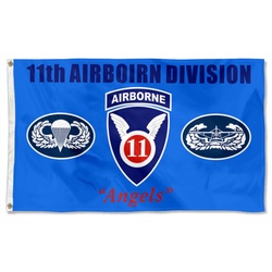 US Army 11th Airborne Division Flag Banner