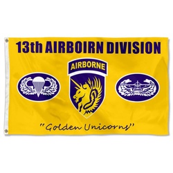 US Army 13th Airborne Division Flag Banner